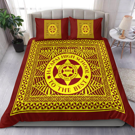 Haapai High School Bedding Set Tonga Pattern
