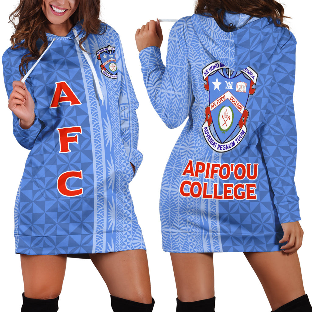 Tonga Apifo'ou College Hoodie Dress Tongan Tribal