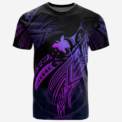 Papua New Guinea Polynesian T - Shirt - Papua New Guinea Legend Purple Version