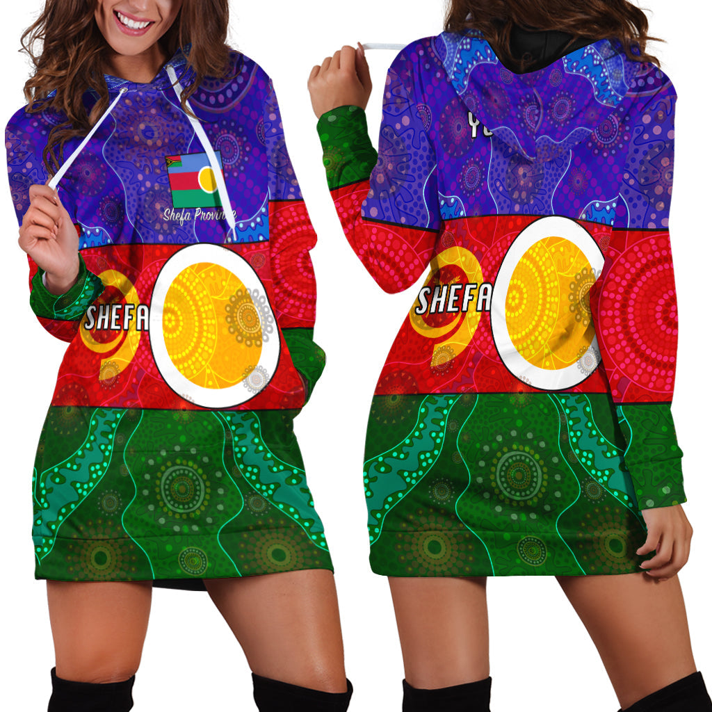 Custom Personalised Shefa Province Hoodie Dress Aboriginal Patterns