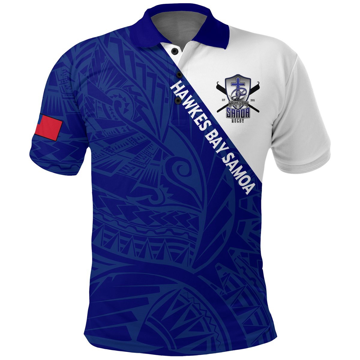 Hawkes Bay Samoa Pride Polo Shirt -