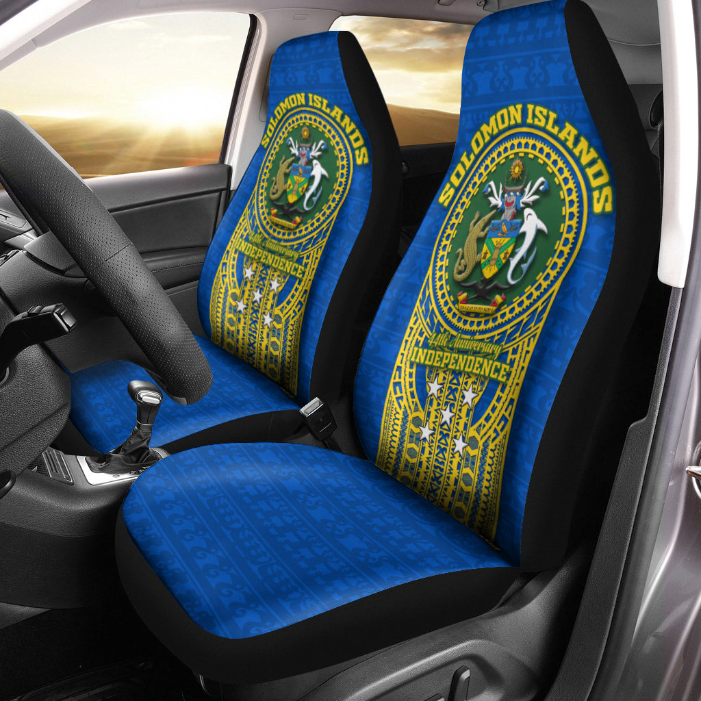 Solomon Islands Independence Anniversary 44th Years Car Seat Covers