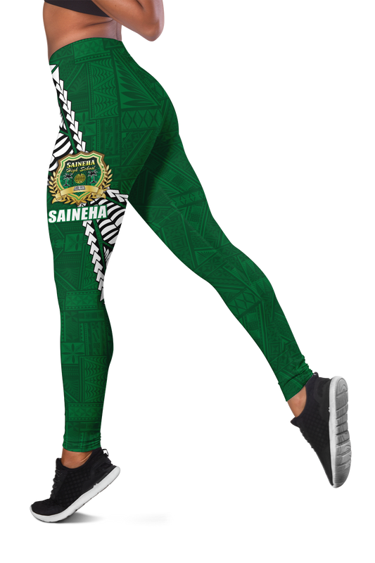 Tonga Saineha High School Tongan Patterns Legging -