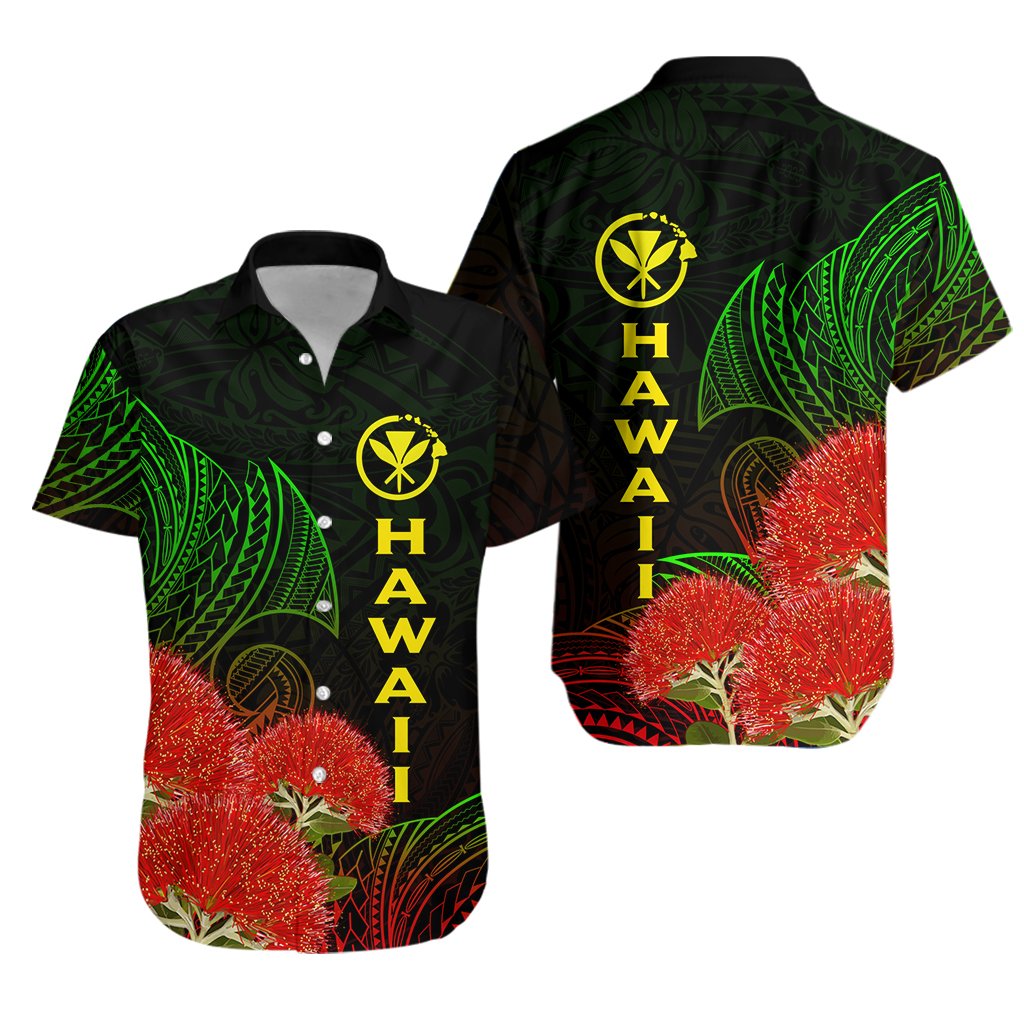 Hawaii Polynesian Hawaiian Shirt - Ohia Lehua -