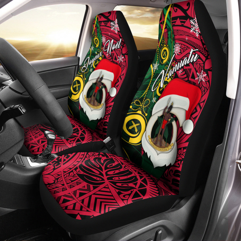 Vanuatu Christmas Joyeux Noël Santas God Yumi Car Seat Covers