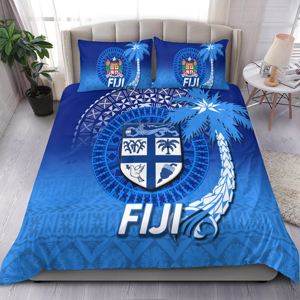 Fiji Tapa Tribal Coconut Tree Bedding Set