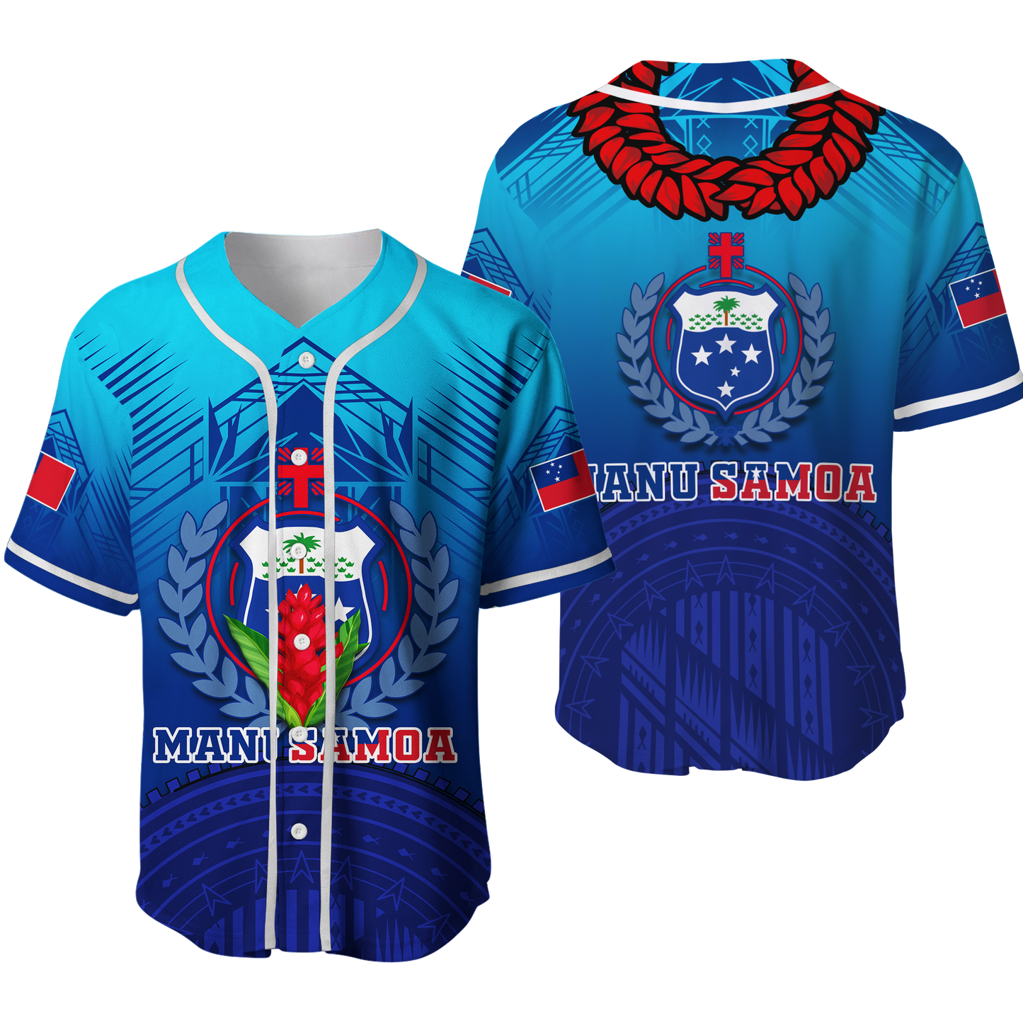 Manu Samoa Legend Baseball Jersey