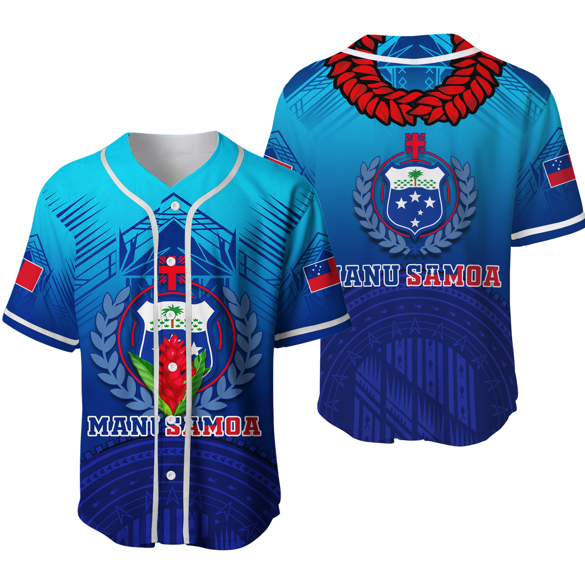 Manu Samoa Legend Baseball Jersey