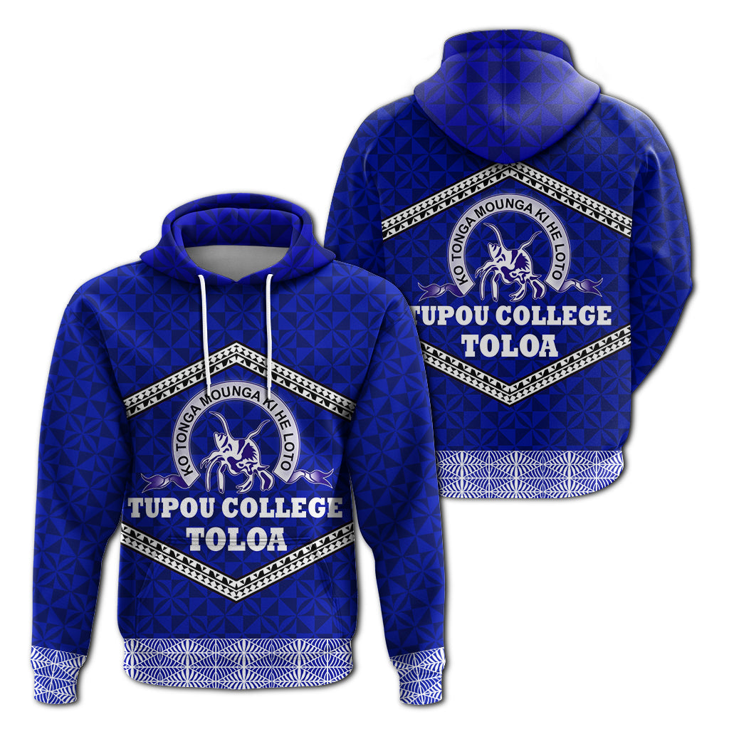 Tonga Tupou College Toloa Hoodie Ngatu Pattern