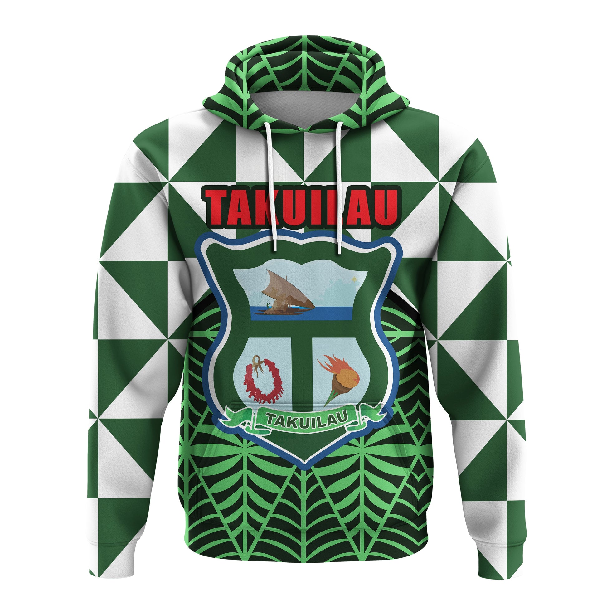 Takuilau College Hoodie Tongan Patterns