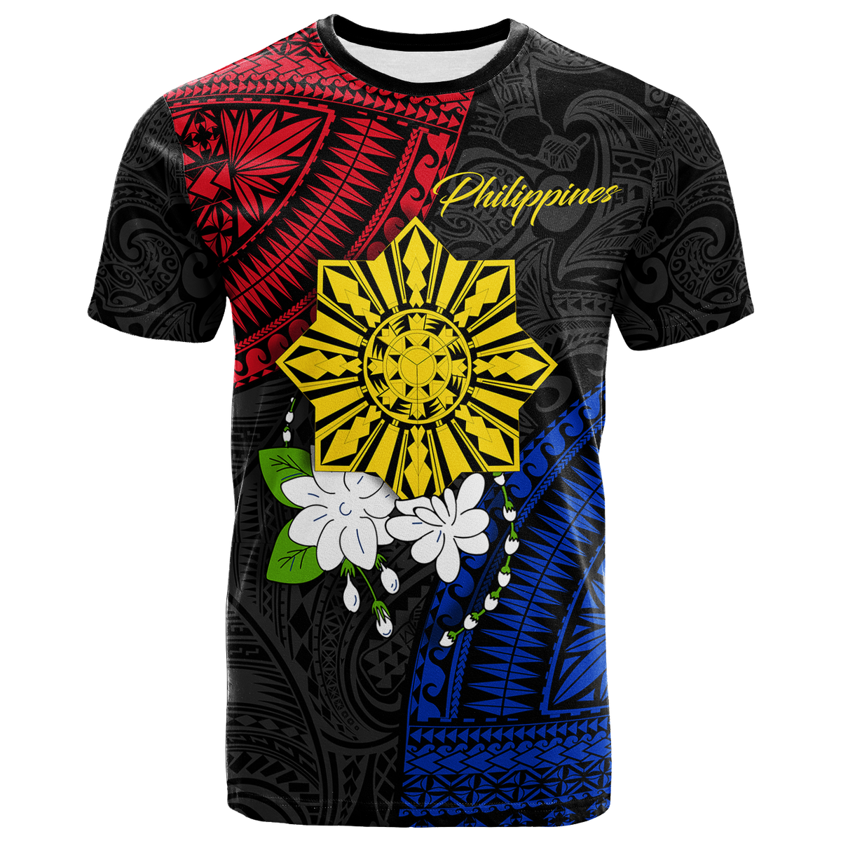 Philippines Sampaguita Filipino Sun T - Shirt -