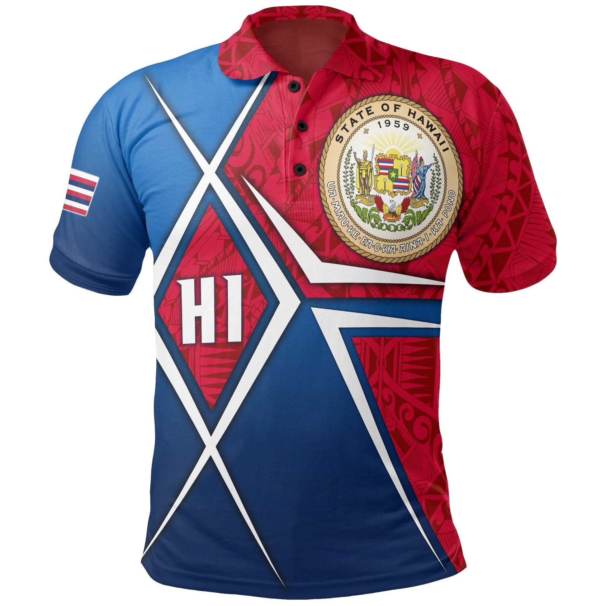Polynesian Hawaii Polo Shirt - Hawaii Seal