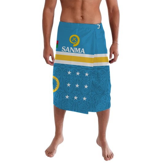 Vanuatu Sanma Province Lavalava - Flag Style -