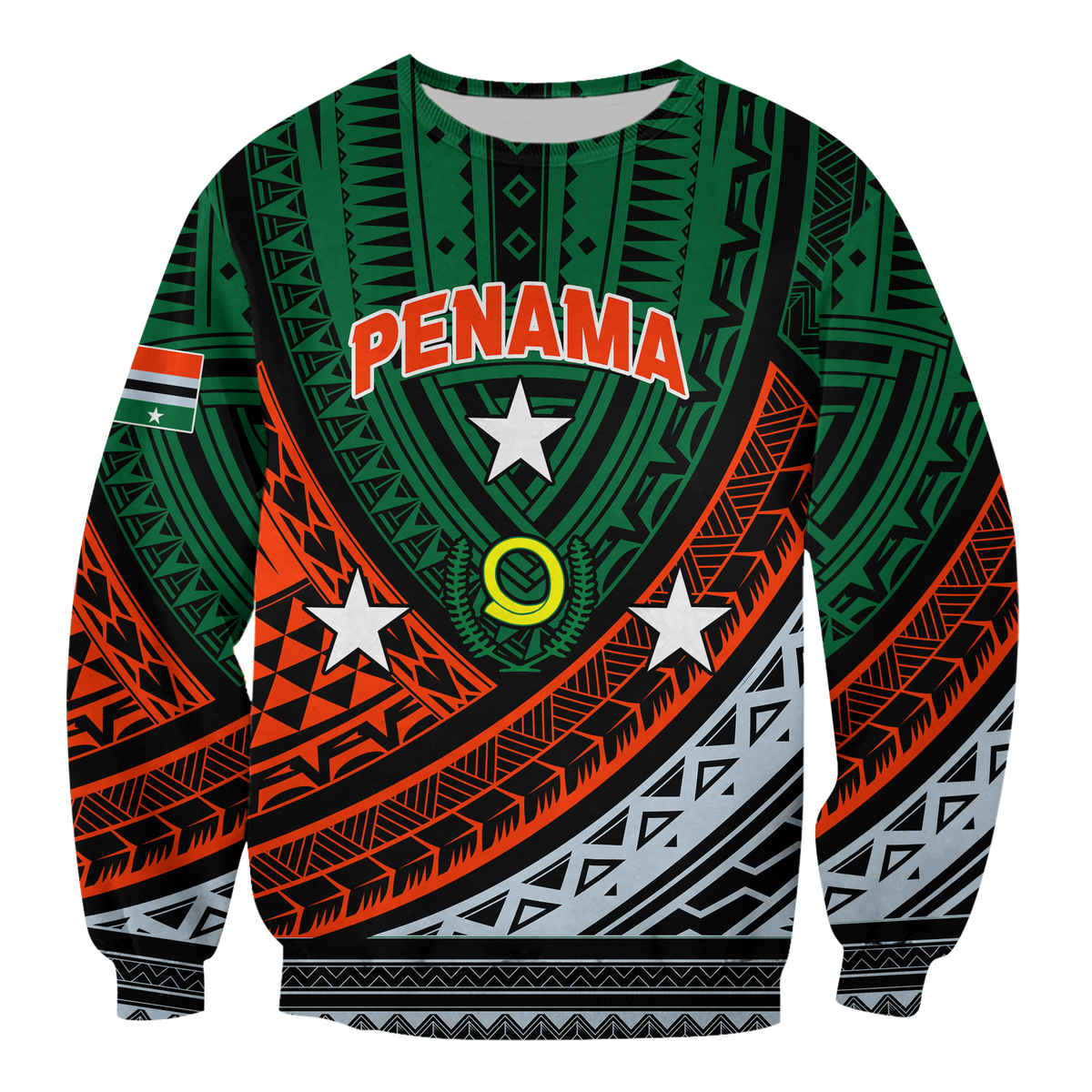 Vanuatu Penama Province Tribal Pattern Sweatshirt