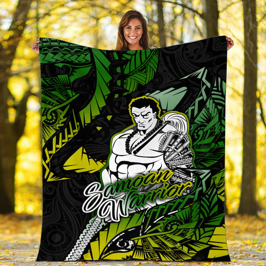 Samoan Warrior Pride Samoa Polynesia Blanket
