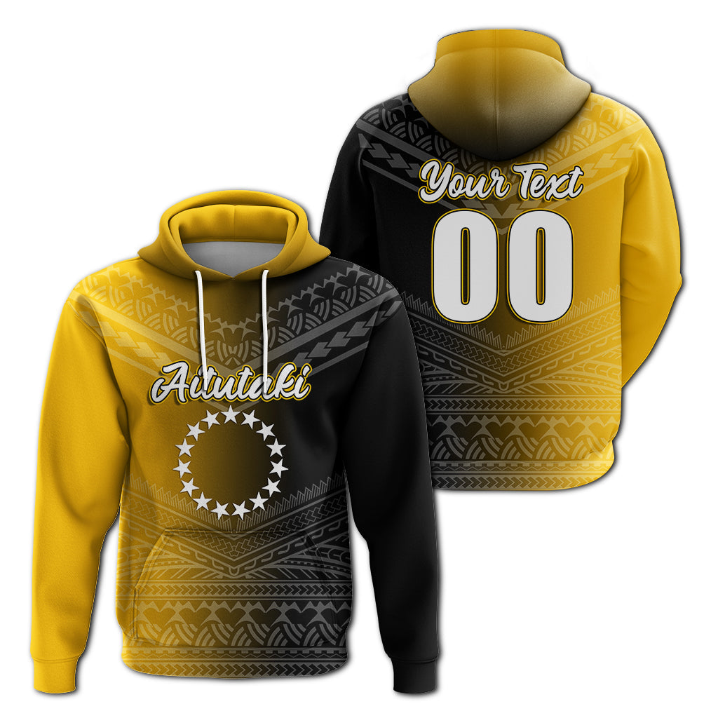 ( Personalised) Aitutaki Cook Islands Pride Hoodie