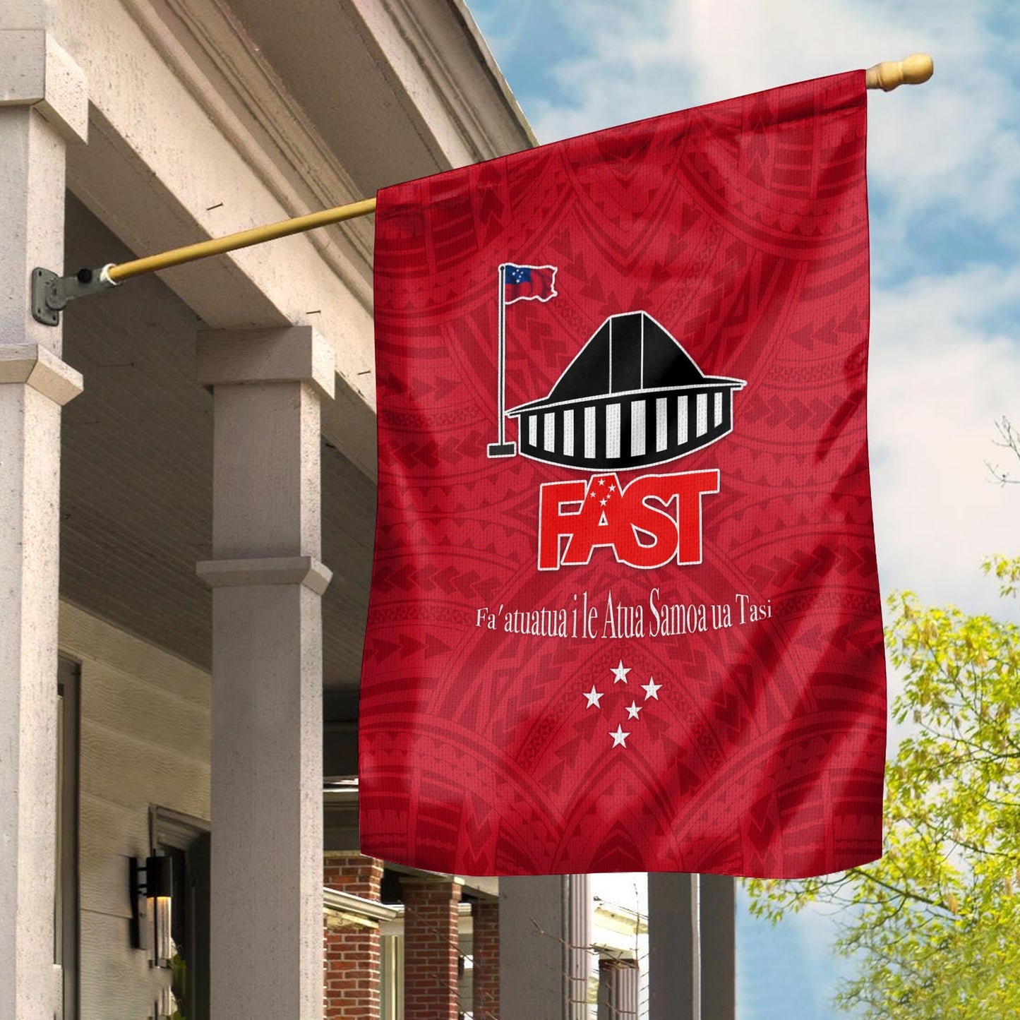 F.A.S.T Samoa Flag We Ready Polynesian Samoan Ver.01