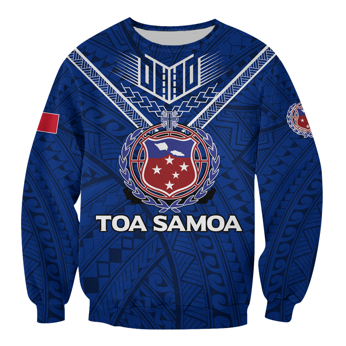 Toa Samoa Rugby Sweatshirt Samoan Warrior Pride