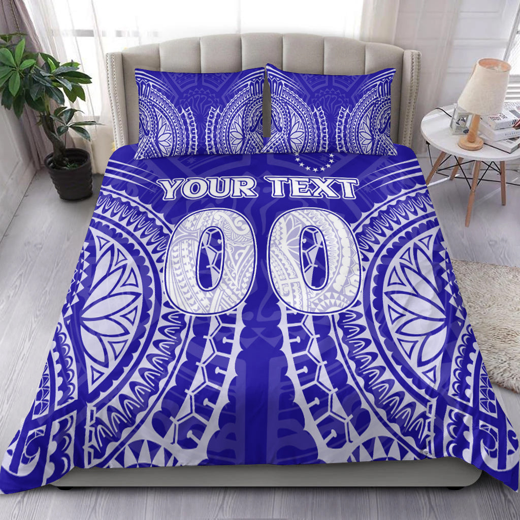 (Custom Personalised) Cook Islands Pukapuka Bedding Set Tribal Pattern