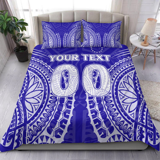 (Custom Personalised) Cook Islands Pukapuka Bedding Set Tribal Pattern