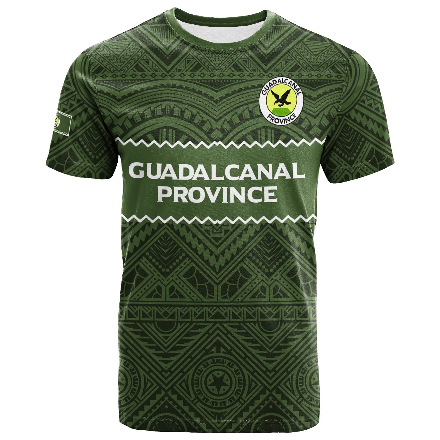 Solomon Islands Guadalcanal Province T Shirt Tribal Pattern 2