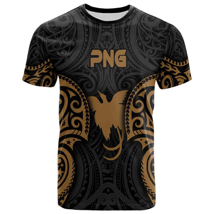 Papua New Guinea Polynesian T - Shirt - Png Spirit Gold