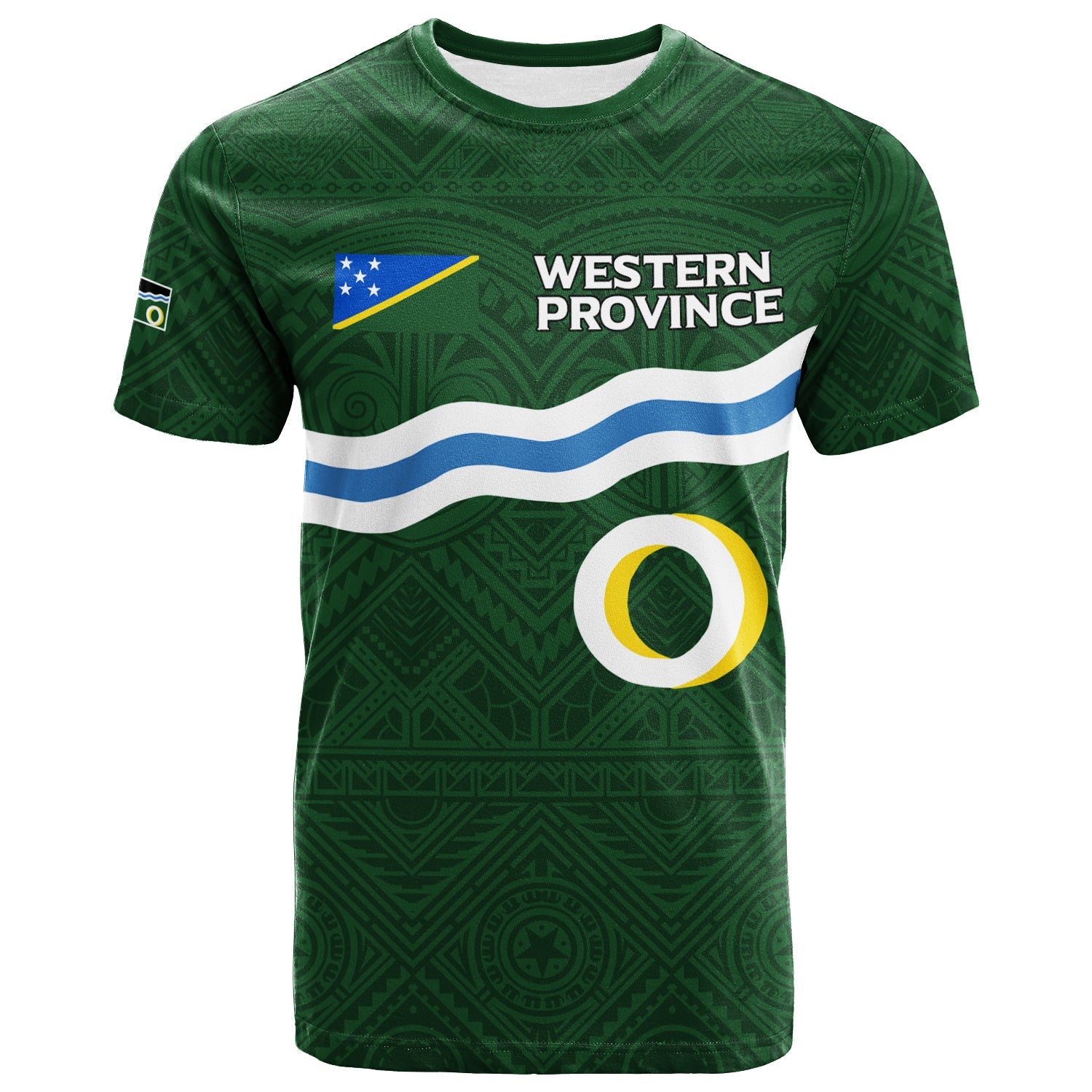 Solomon Islands Western Province T Shirt Tribal Pattern 2