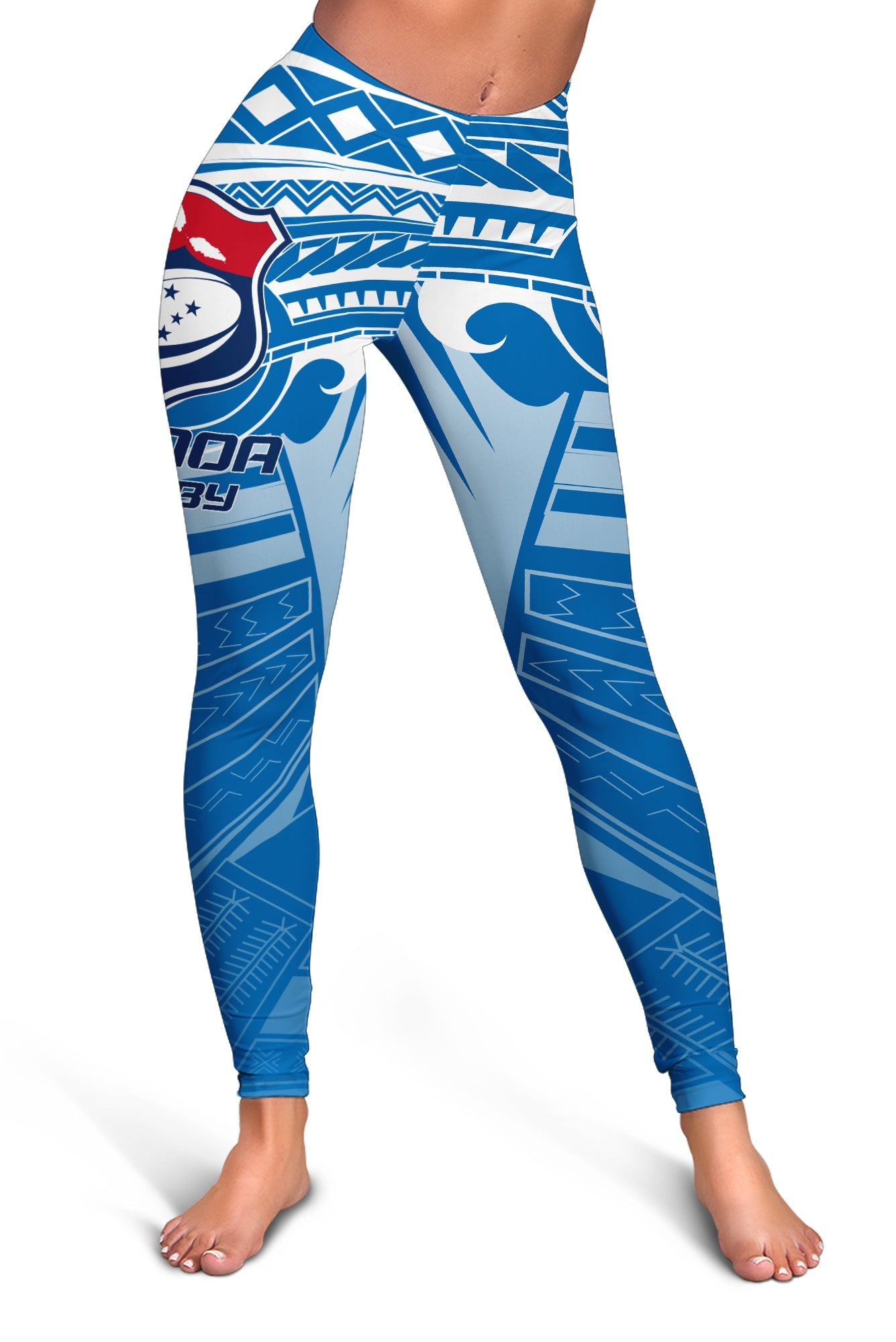 Samoa Rugby Toa Samoa Blue Style Women Legging -