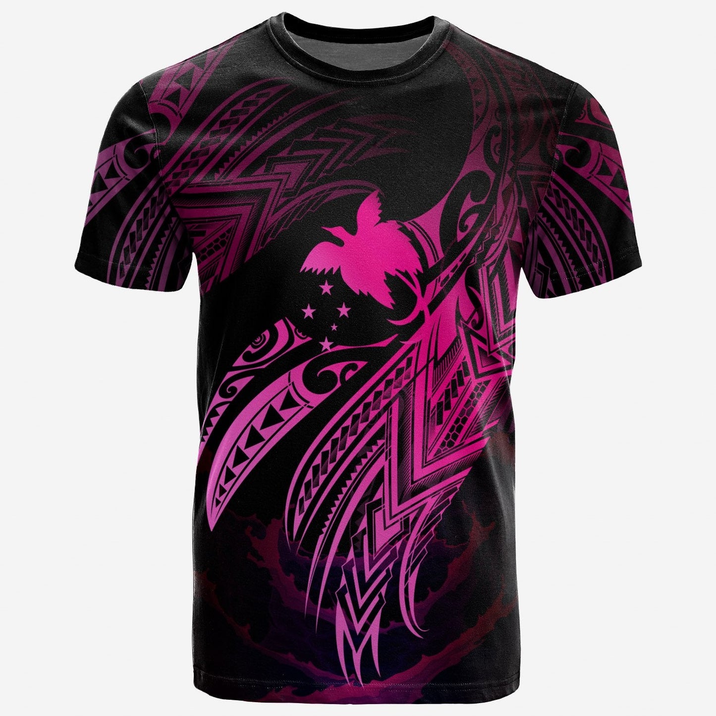 Papua New Guinea Polynesian T - Shirt - Papua New Guinea Legend Pink Version