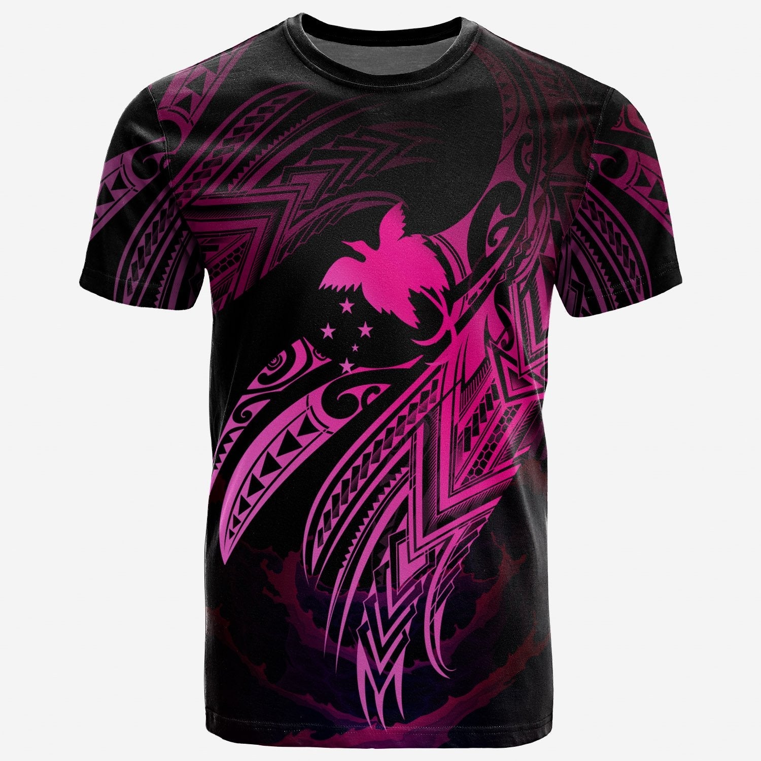 Papua New Guinea Polynesian T - Shirt - Papua New Guinea Legend Pink Version