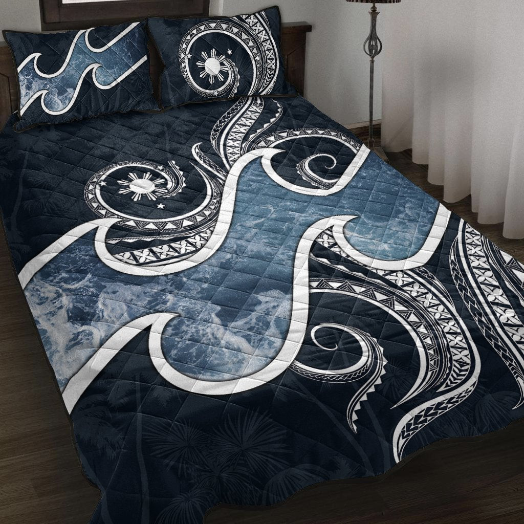 The Philippines Quilt Bed Set Ocean Style