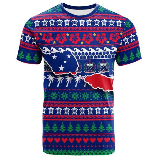Samoa Christmas T - Shirt - Ugly Christmas -