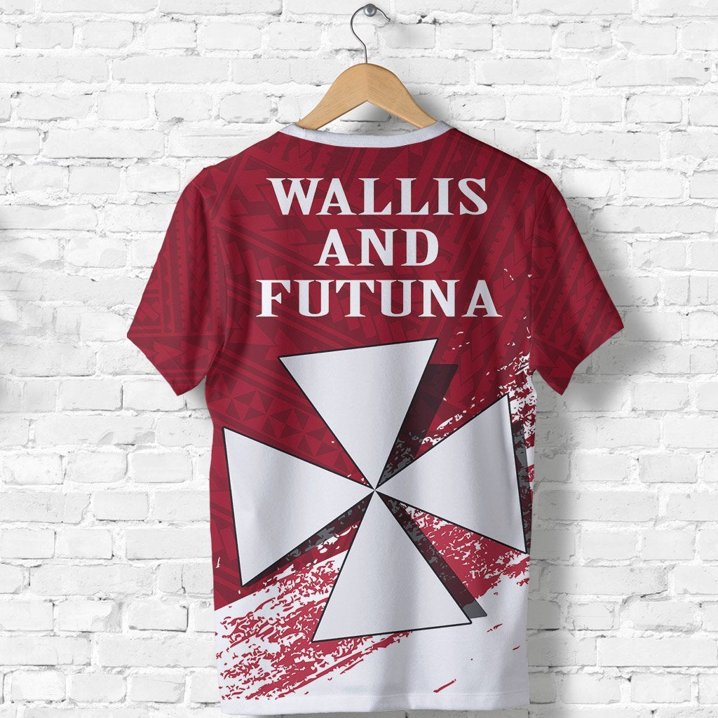 Wallis And Futuna T-Shirt - Wallis And Futuna Coat Of Arms Polynesian Tattoo Special Red - A7