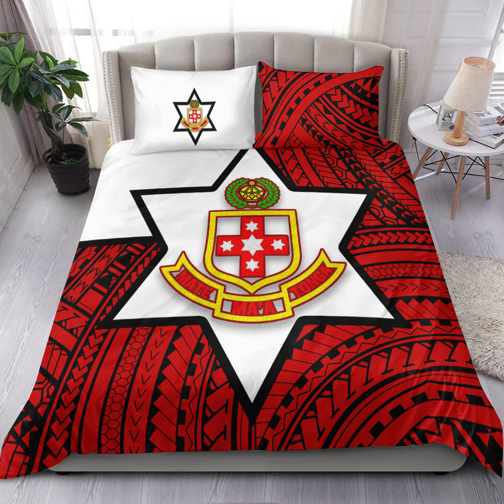 Kolisi Tonga Bedding Set Mate Ma'a Tonga Red Original