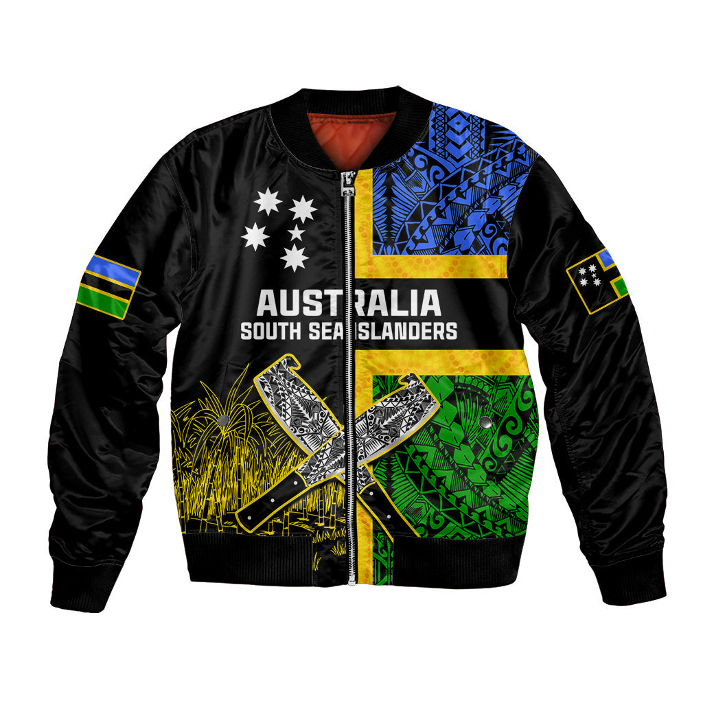 Australian South Sea Islanders Flag Style Bomber Jacket
