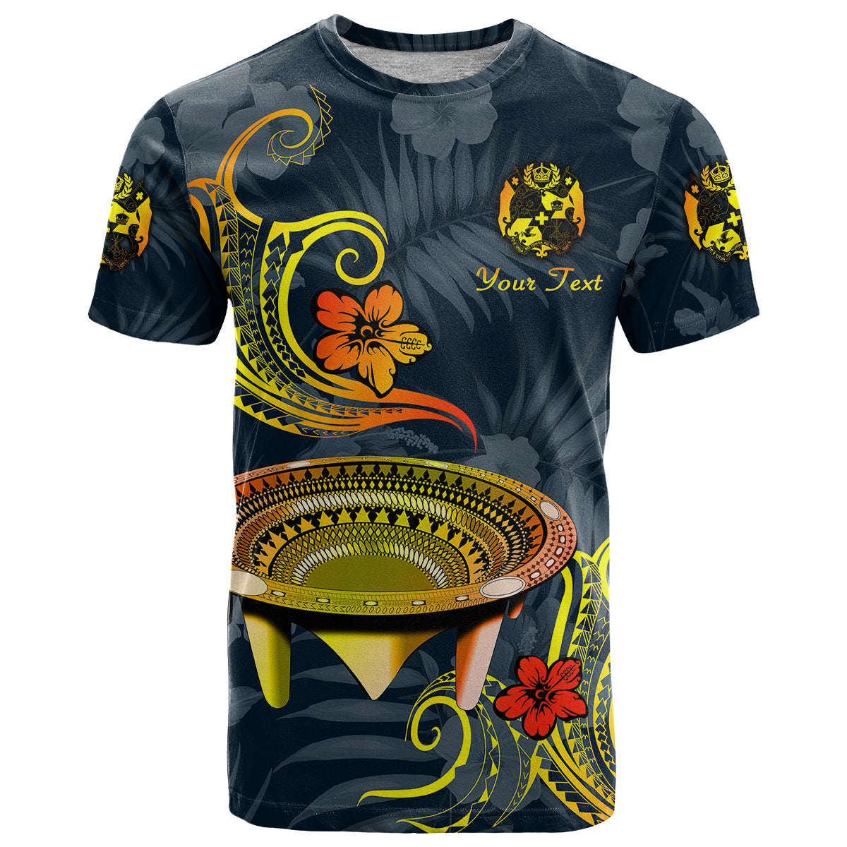 Custom Personalised Tonga Kumete Kava Bowl Sila Vibes - Gradient T Shirt