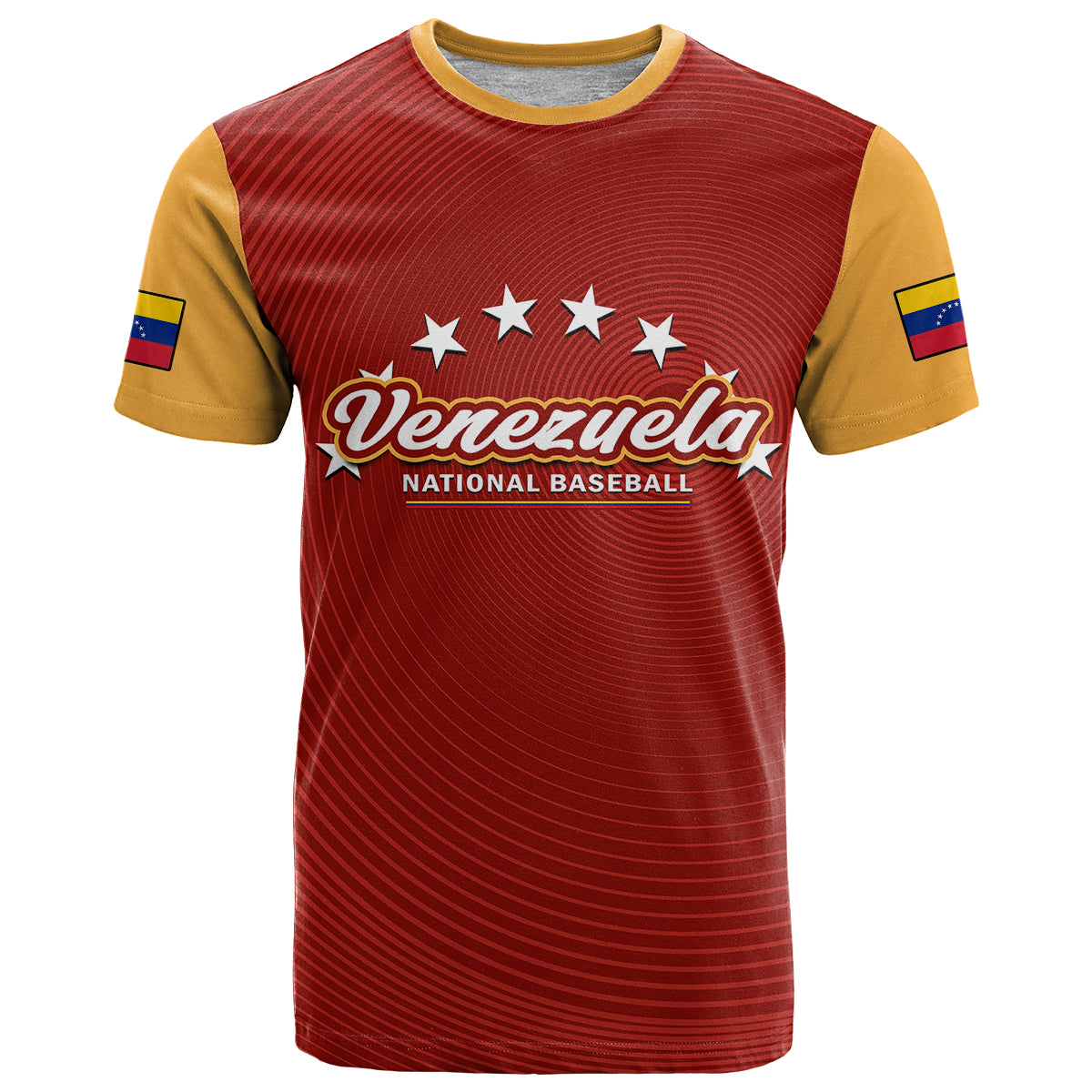 Venezuela 2023 Baseball Mix Coat Of Arms T Shirt