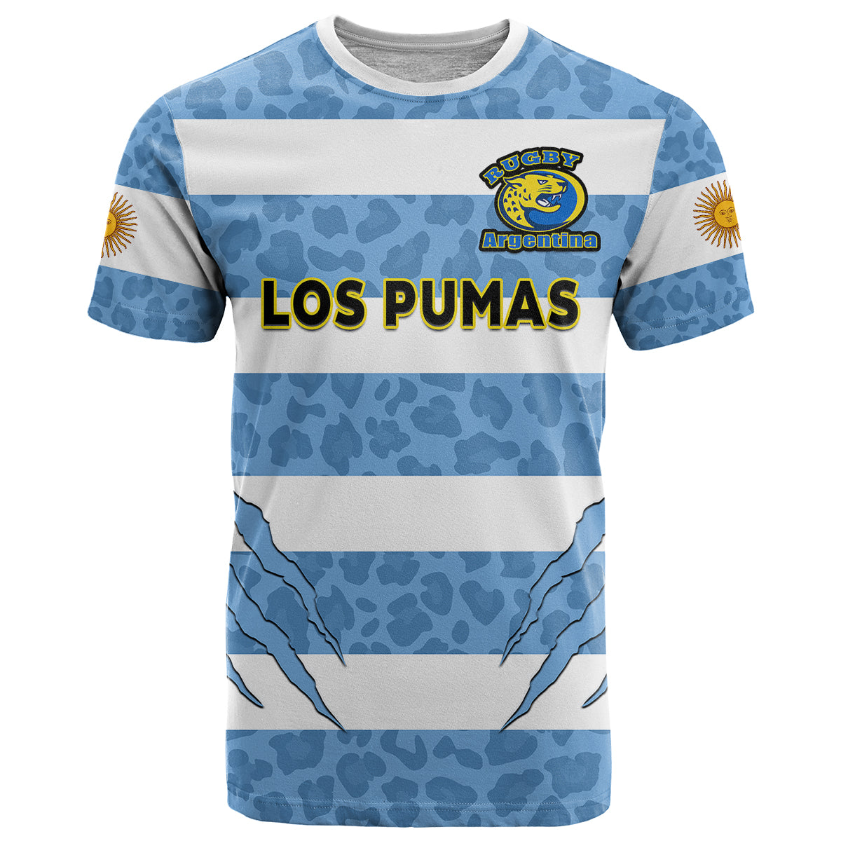 Custom Argentina Rugby 7s Vamos Pumas T Shirt