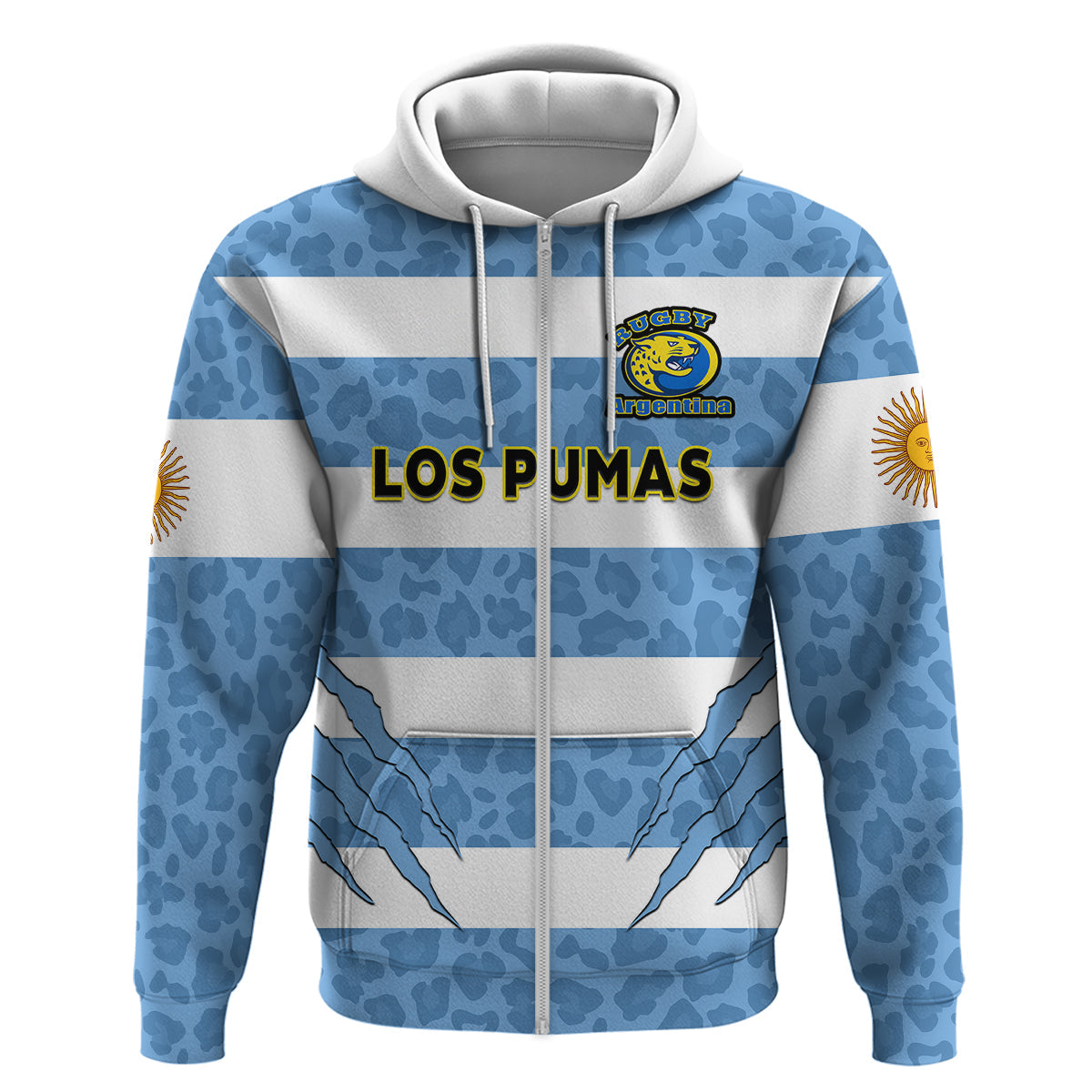 Custom Argentina Rugby 7s Vamos Pumas Hoodie