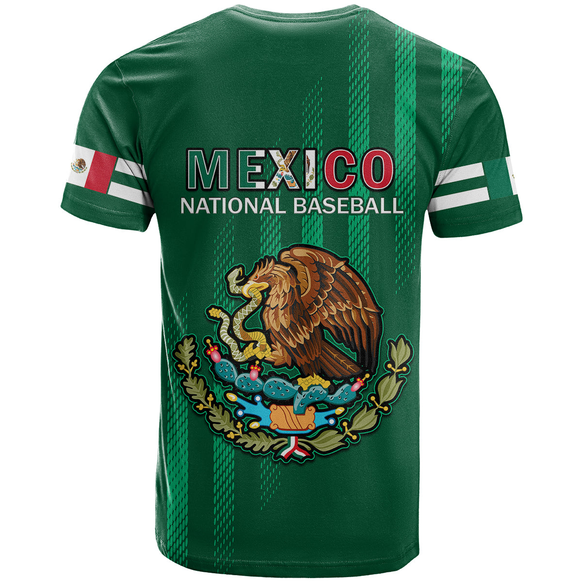 Mexico 2023 Baseball Mix Coat Of Arms T Shirt