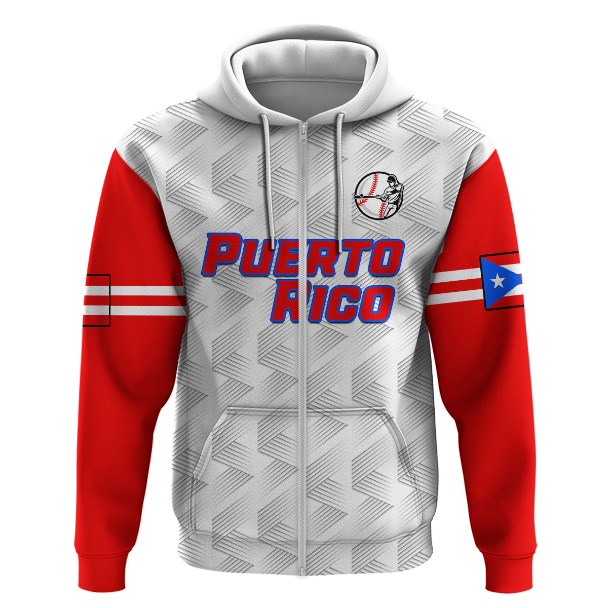 Custom Puerto Rico 2023 Baseball Dynamic Hoodie