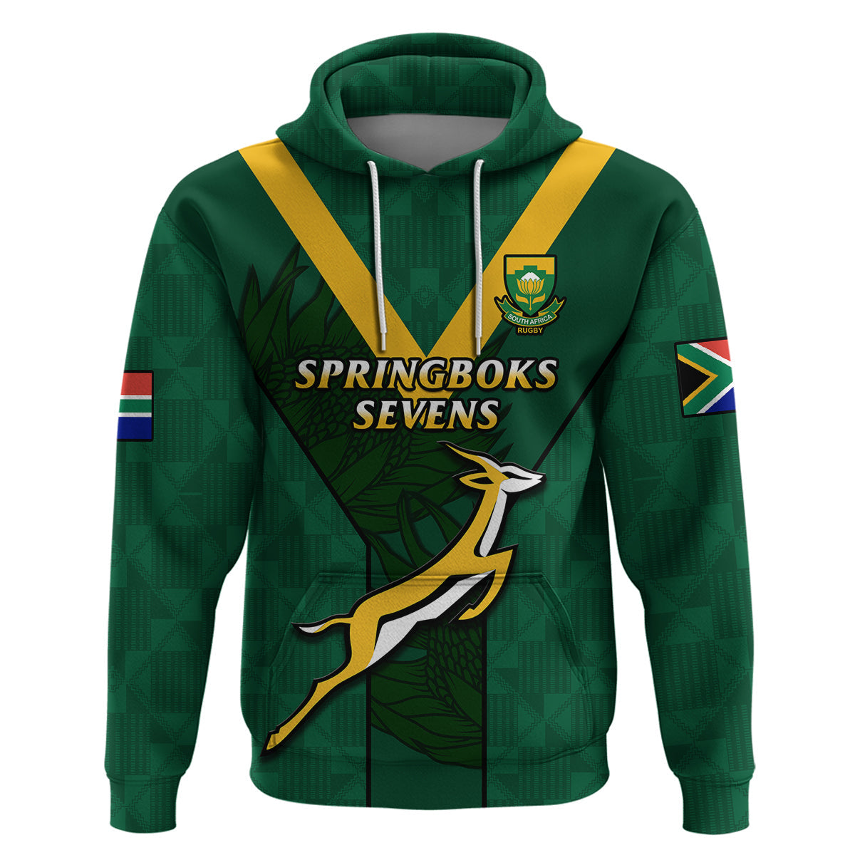 Custom South Africa Rugby Go Blitzboks Sevens Hoodie