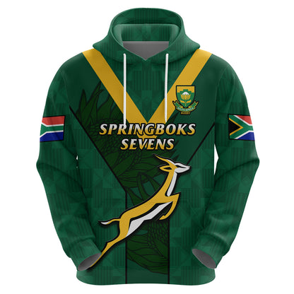 Custom South Africa Rugby Go Blitzboks Sevens Hoodie