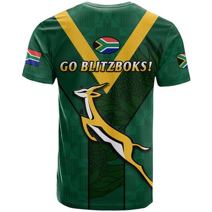 South Africa Rugby Go Blitzboks Sevens T Shirt