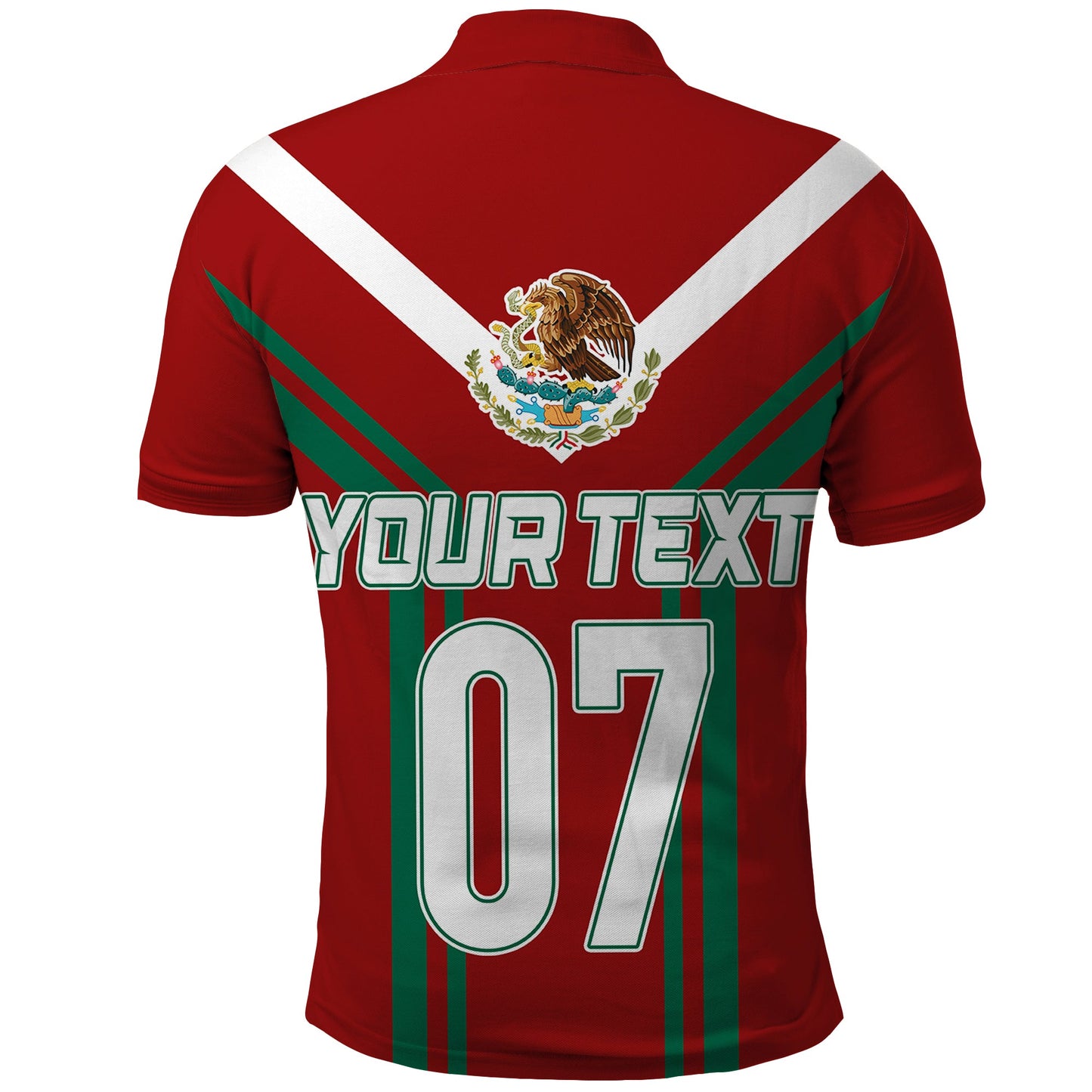 Mexico Baseball 2023 Sporty Style With Emblem Polo Shirt