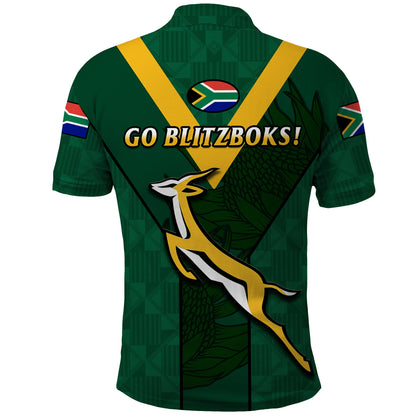 South Africa Rugby Go Blitzboks Sevens Polo Shirt