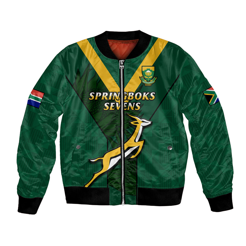 South Africa Rugby Go Blitzboks Sevens Bomber Jacket