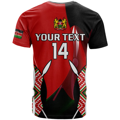 Custom Kenya Rugby Sevens Sporty Version T Shirt