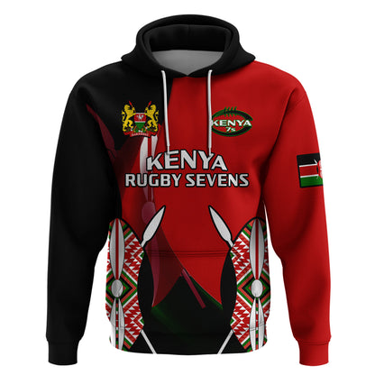Kenya Rugby Sevens Sporty Version Hoodie