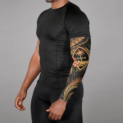 Guam Arm Sleeve (Set of 2) - Gold Plumeria